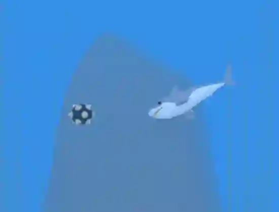 Игра Lonely Shark Frenzy онлајн