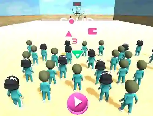 Игра Squid Game Race 3d онлајн