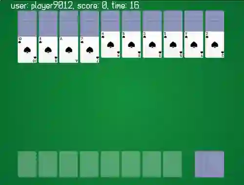 Игра Spider Solitaire Classic Ver онлајн