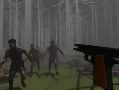 Игра Zombies in a Forest онлајн
