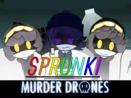 Игра Sprunki: Murder Drones онлајн