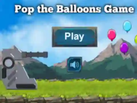 Игра Pop The Balloons Game онлајн