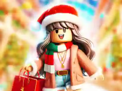 Игра Jigsaw Puzzle: Roblox Christmas Mall онлајн