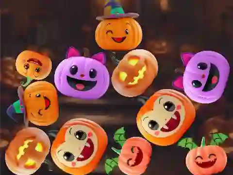 Игра Merge Connect Pumpkins: Halloween! онлајн