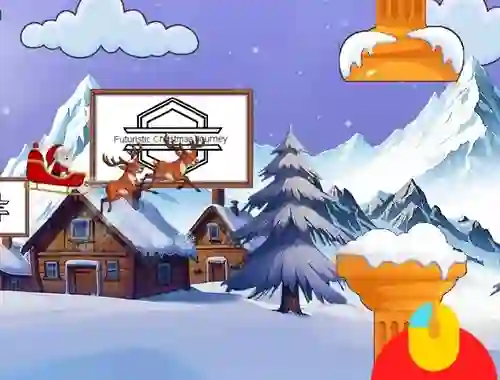 Игра Futuristic Christmas Journey онлајн