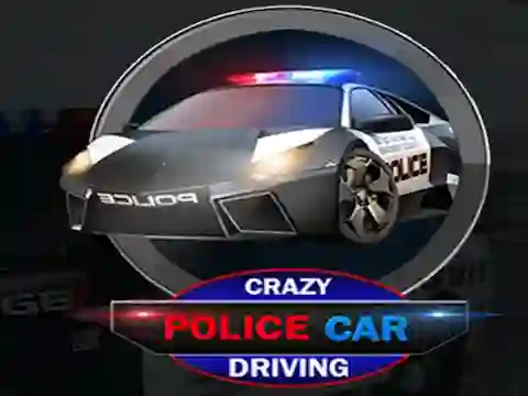 Игра Crazy Police Car Driving онлајн