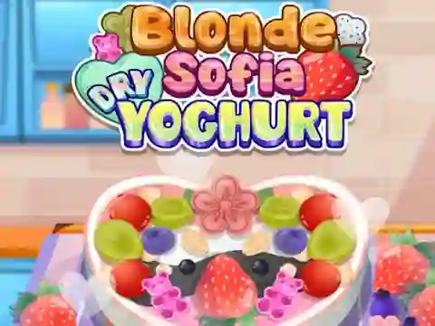 Игра Blonde Sofia: Dry Yoghurt онлајн