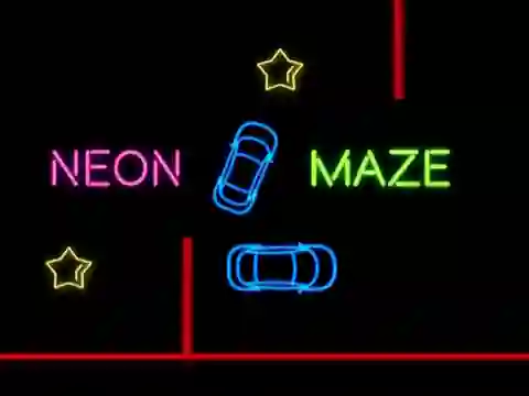 Игра Neon Car Maze онлајн