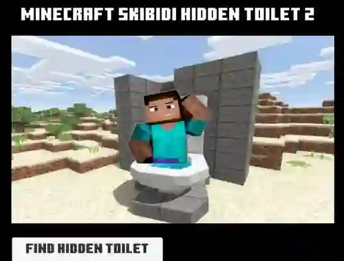 Игра Minicraft Skibidi Hidden Toilet 2 онлајн