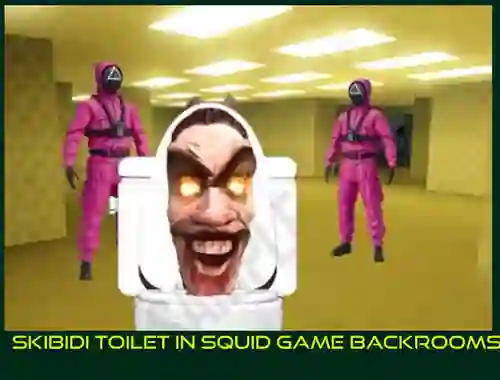 Игра Skibidi Toilet in Squid Game Backrooms онлајн