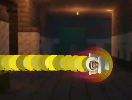 Игра Skibidi Toilet Snake.io in Minecraft онлајн