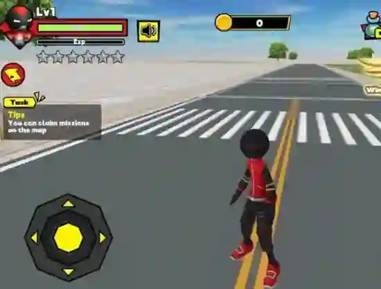 Игра Stick Rope Hero онлајн