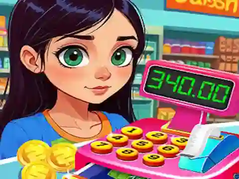 Игра Supermarket Shopping For Kids онлајн
