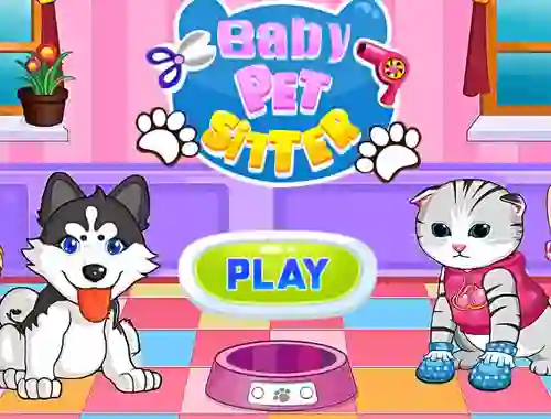 Игра Baby Pet Sitter онлајн