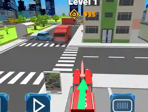 Игра Fire Truck Rescue Driving онлајн