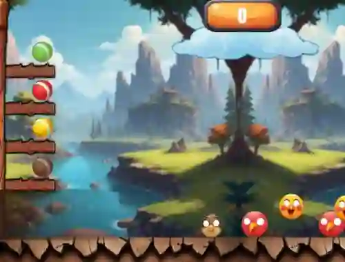 Игра Color Ball Shoot Bird онлајн
