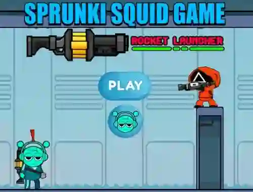 Игра Sprunki Squid Game Rocket Launcher онлајн
