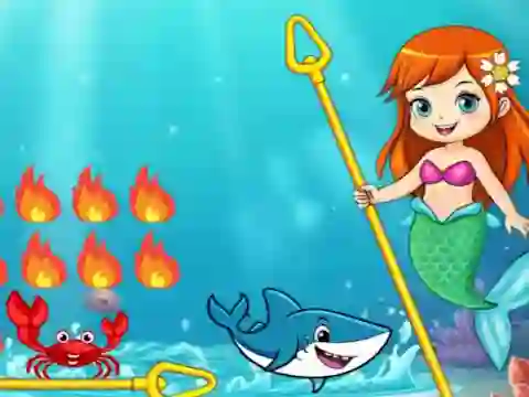 Игра Princess vs Shark онлајн