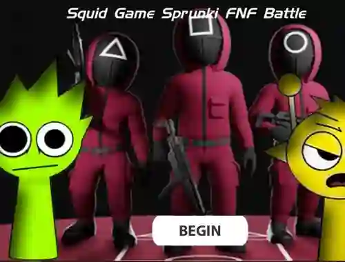 Игра Squid Game Sprunki Fnf Battle онлајн