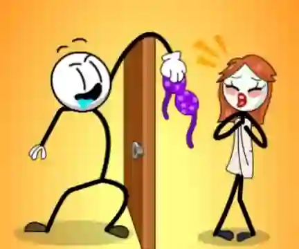 Игра Troll Thief Stickman онлајн