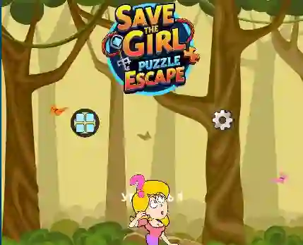 Игра Save the Girl Puzzle Escape онлајн