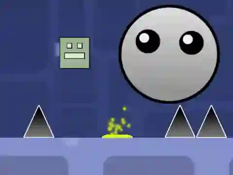 Игра Geometry Dash: clicker and levels онлајн