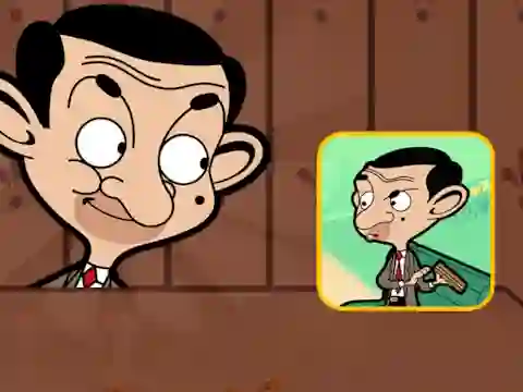 Игра Mr Bean Solve Puzzle онлајн