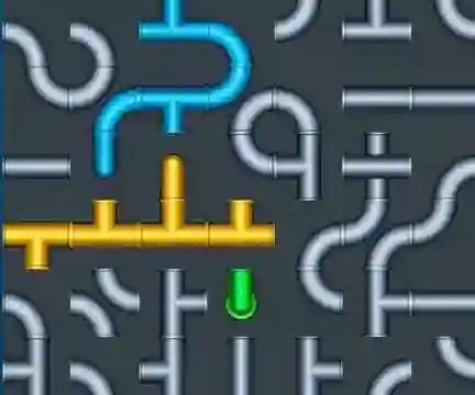 Игра Connect The Pipes Water Puzzle онлајн