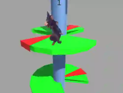 Игра Ratomilton Helix Jump онлајн