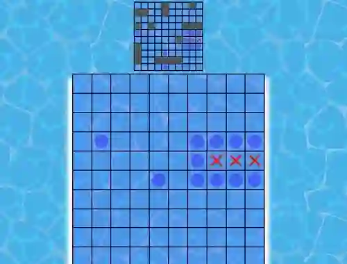 Игра Battleship On Cells онлајн