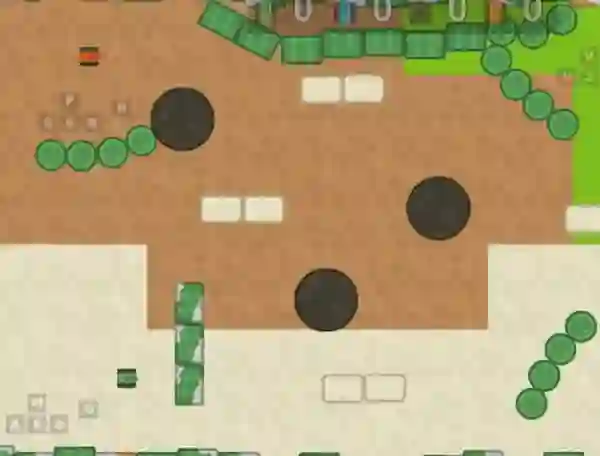 Игра 1 2 3 4 Player Tank Game 2D онлајн