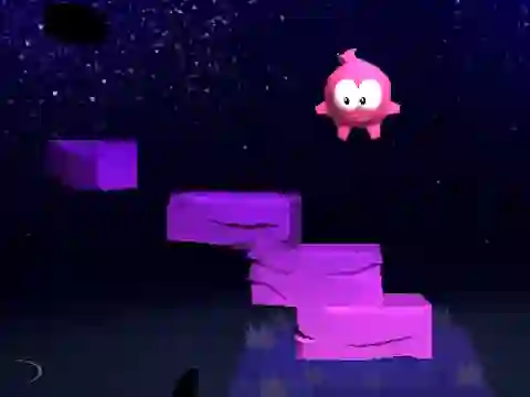 Игра Om nom Jump онлајн