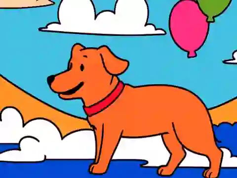 Игра Color By Code: Yellow Dog онлајн
