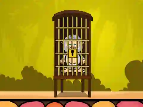 Игра Rescue the Cute White Monkey онлајн