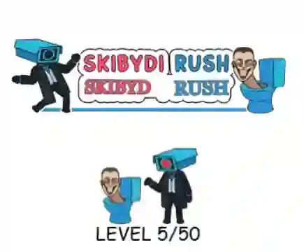 Игра Skibydi Rush онлајн