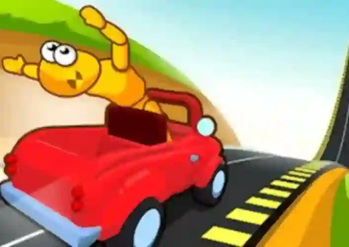 Игра Downhill Car Ride Crash Test онлајн