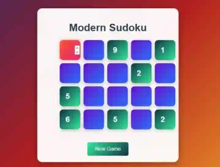 Игра Modern Sudoku онлајн