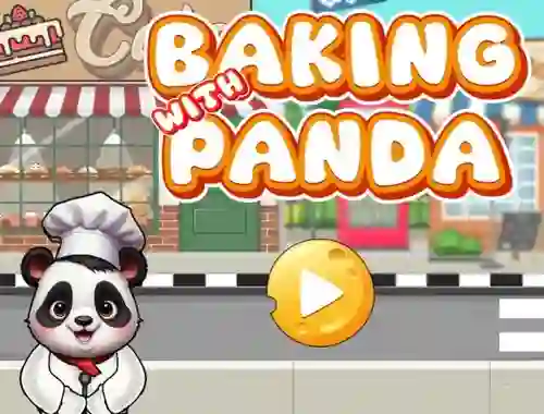 Игра Baking With Panda онлајн