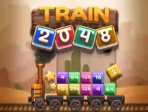 Игра Train 2048 онлајн