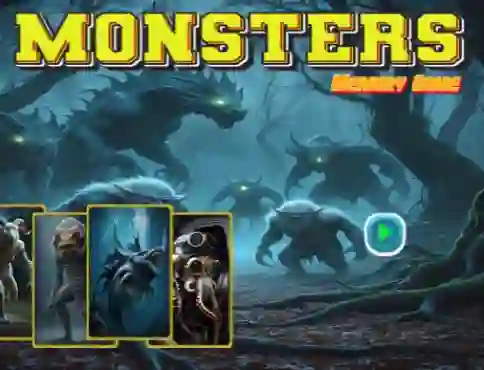 Игра Monsters Memory Game онлајн