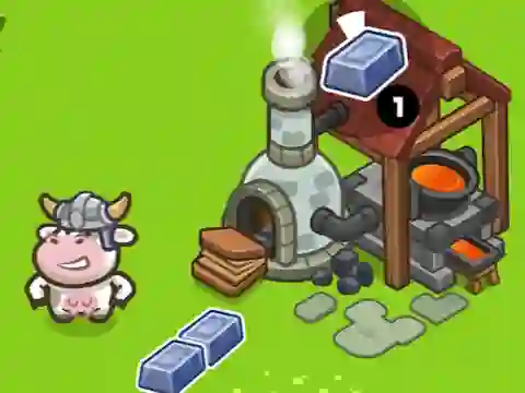 Игра Cow Castle онлајн