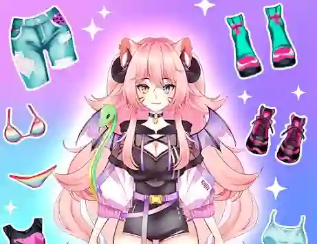Игра Anime Dress Up Moe онлајн