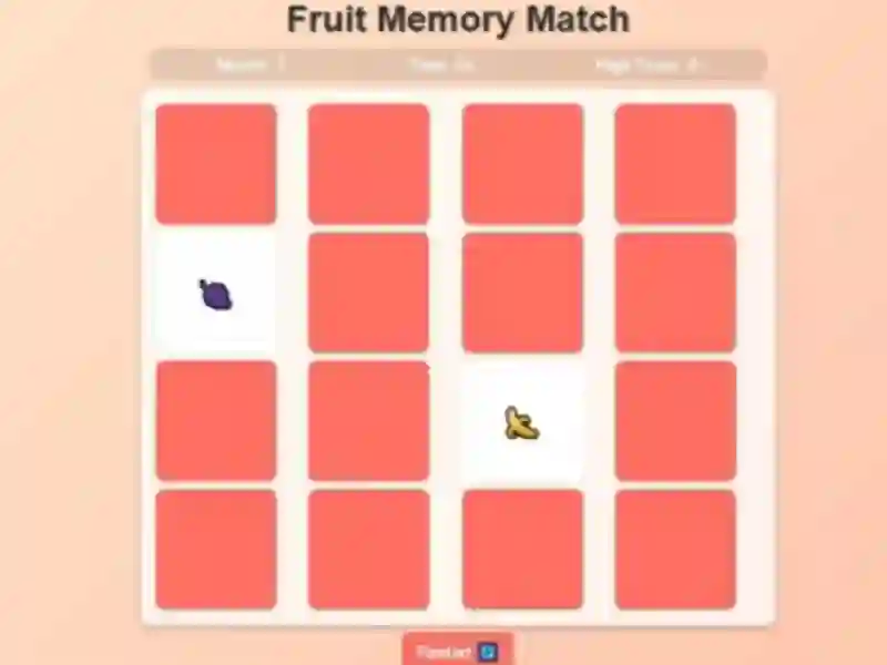 Игра Fruit Memory Match онлајн