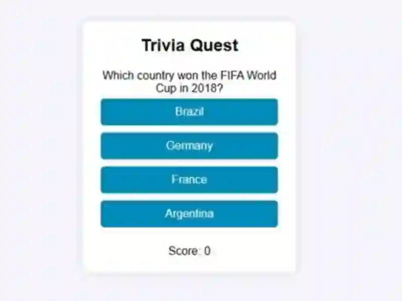 Игра Trivia Quest онлајн