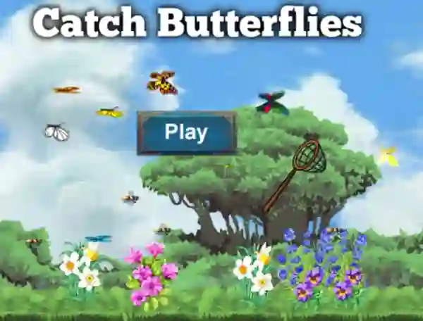 Игра Catch Butterflies онлајн