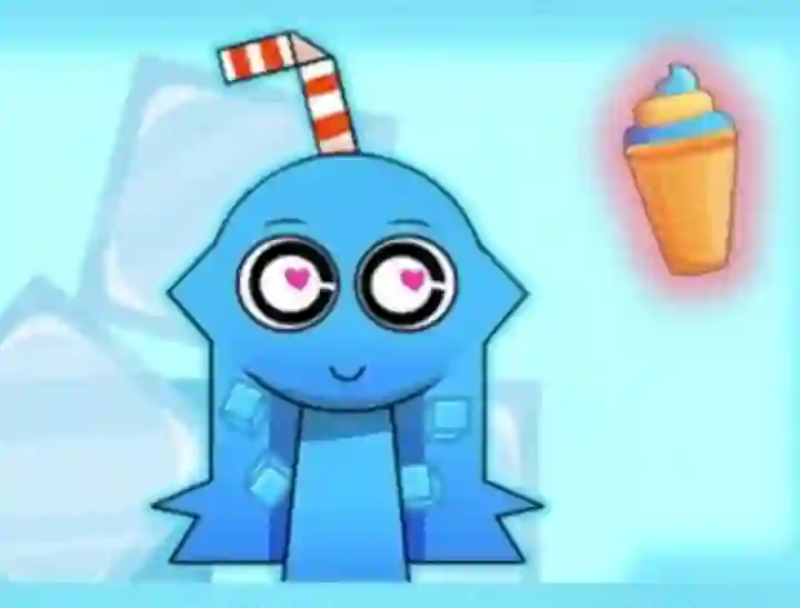 Игра Sprunki Ice Mod  Aqua онлајн