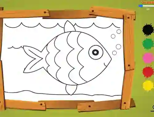 Игра Kids Colour Game онлајн