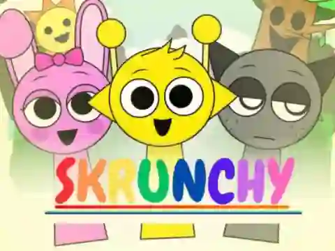 Игра Sprunki Skrunchy онлајн