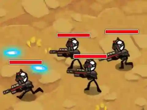 Игра Stickman Warfare онлајн