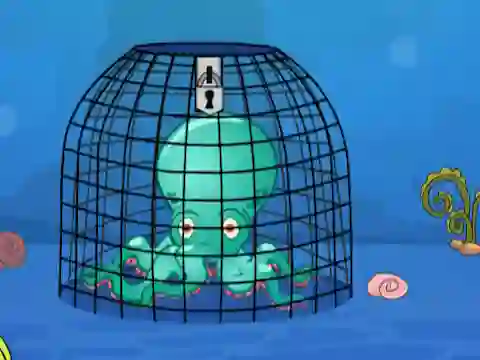 Игра Release Octopus from Cage онлајн